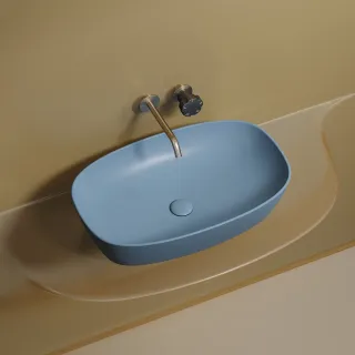 Раковина Ceramica Nova Element CN6049ML 60см голубой матовый